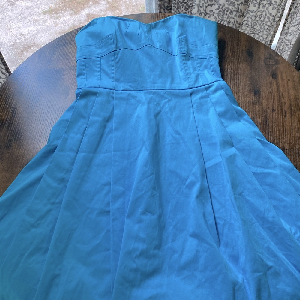 Calvin Klein strapless cocktail dress